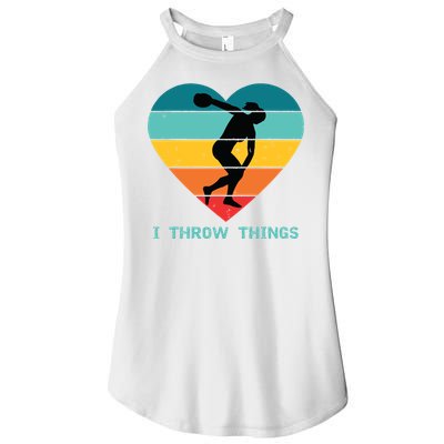 Track And Field Women Discus Thrower Women's Perfect Tri Rocker Tank