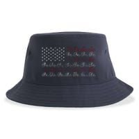 Tractor American Flag Farmer Sustainable Bucket Hat