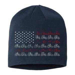 Tractor American Flag Farmer Sustainable Beanie