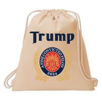 Trump A Fine Convicted Felon 2024 Beer Drawstring Bag