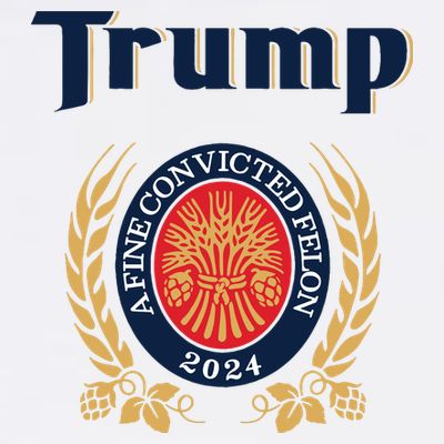 Trump A Fine Convicted Felon 2024 Beer T-Shirt