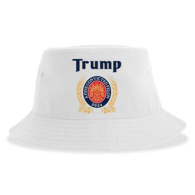 Trump A Fine Convicted Felon 2024 Beer Sustainable Bucket Hat