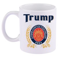 Trump A Fine Convicted Felon 2024 Beer 11oz C Handle Ceramic Mug