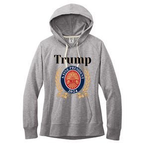 Trump A Fine President 2024 Re Election 2024 Women's Fleece Hoodie