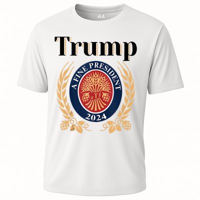 Trump A Fine President 2024 Re Election 2024 Cooling Performance Crew T-Shirt