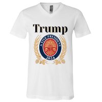 Trump A Fine President 2024 Re Election 2024 V-Neck T-Shirt