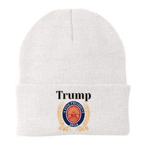 Trump A Fine President 2024 Re Election 2024 Knit Cap Winter Beanie