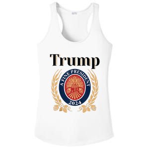 Trump A Fine President 2024 Re Election 2024 Ladies PosiCharge Competitor Racerback Tank