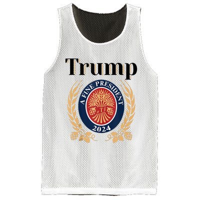 Trump A Fine President 2024 Re Election 2024 Mesh Reversible Basketball Jersey Tank