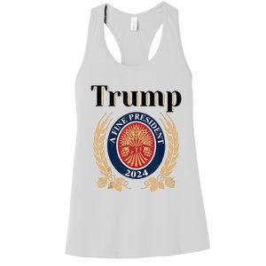 Trump A Fine President 2024 Re Election 2024 Women's Racerback Tank