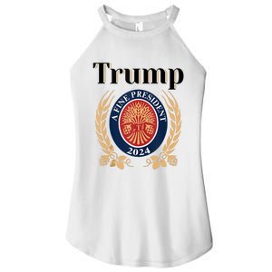 Trump A Fine President 2024 Re Election 2024 Women's Perfect Tri Rocker Tank