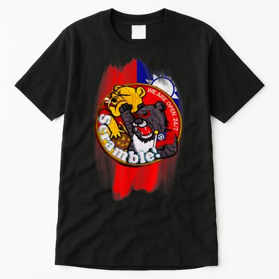 Taiwan Air Force Badge Taiwan Flag Tall T-Shirt