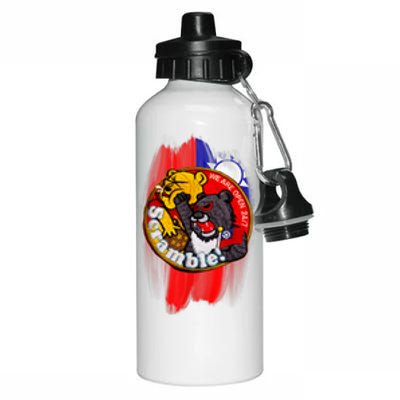 Taiwan Air Force Badge Taiwan Flag Aluminum Water Bottle 