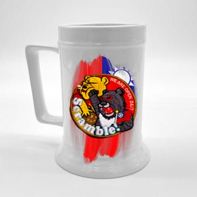 Taiwan Air Force Badge Taiwan Flag Beer Stein