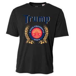 Trump A Fine President 2024 Take America Back Election Cooling Performance Crew T-Shirt