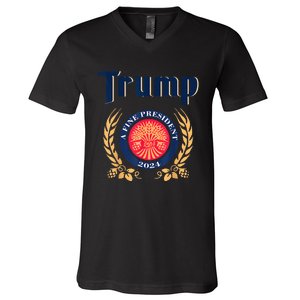 Trump A Fine President 2024 Take America Back Election V-Neck T-Shirt