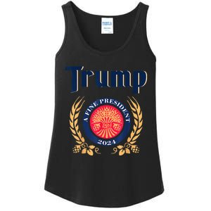 Trump A Fine President 2024 Take America Back Election Ladies Essential Tank