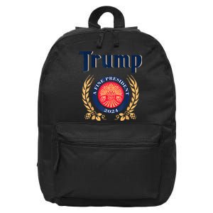 Trump A Fine President 2024 Take America Back Election 16 in Basic Backpack