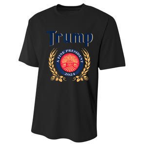 Trump A Fine President 2024 Take America Back Election Performance Sprint T-Shirt