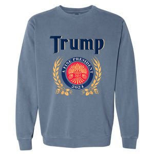 Trump A Fine President 2024 Take America Back Election Garment-Dyed Sweatshirt