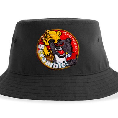 Taiwan Air Force Badge Taiwan Flag Sustainable Bucket Hat