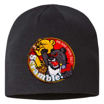 Taiwan Air Force Badge Taiwan Flag Sustainable Beanie