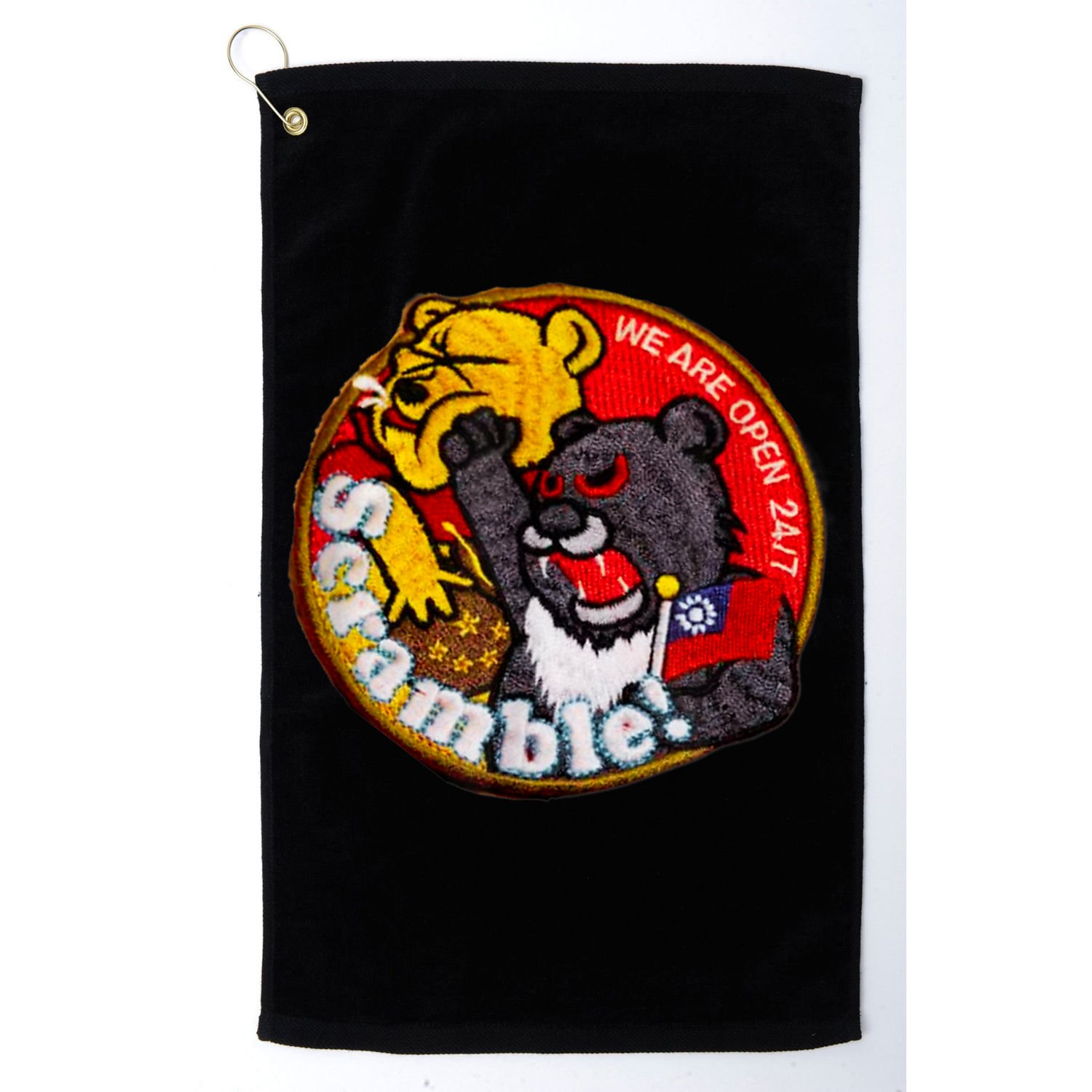 Taiwan Air Force Badge Taiwan Flag Golf Towel