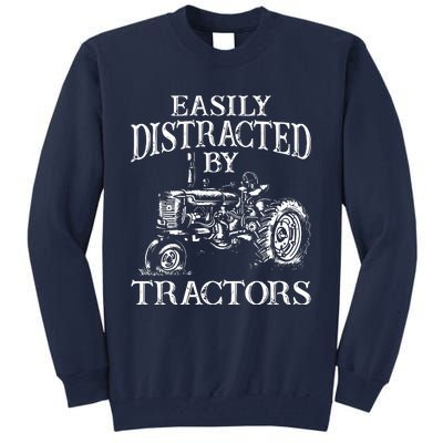 Tractor Art For Men Women Farming Agriculture Farmer Truck Tall Sweatshirt