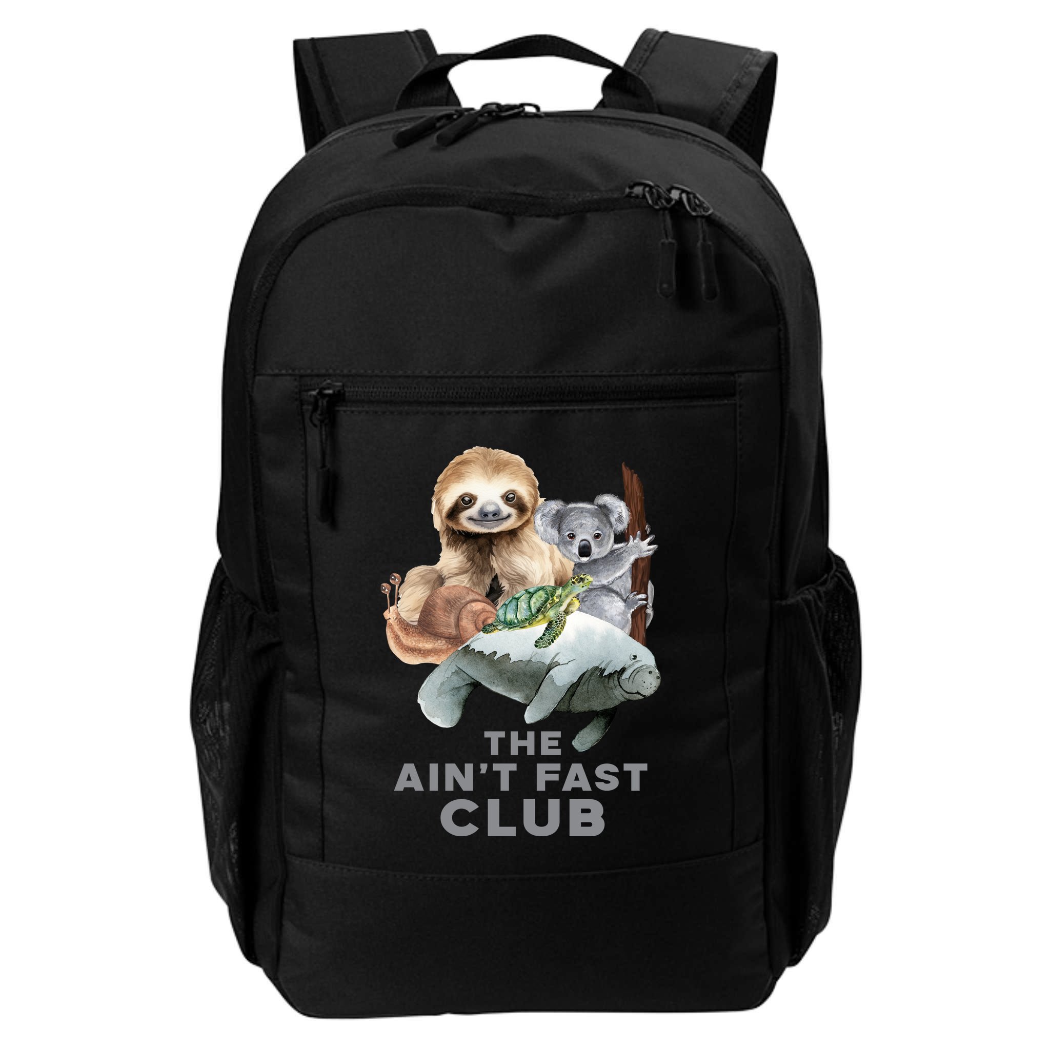 The Aint Fast Club Funny Cute Slow Animal Backpack