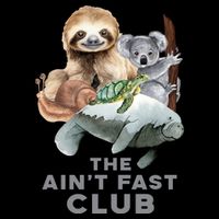 The Aint Fast Club Funny Cute Slow Animal Backpack