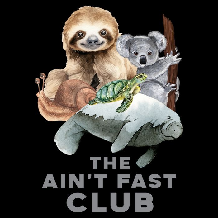 The Aint Fast Club Funny Cute Slow Animal Backpack