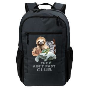 The Aint Fast Club Funny Cute Slow Animal Daily Commute Backpack