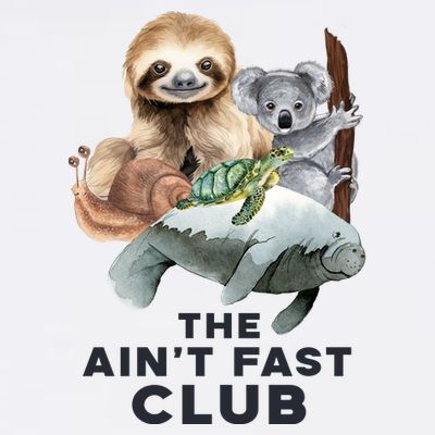 The Aint Fast Club Funny Cute Slow Animal T-Shirt
