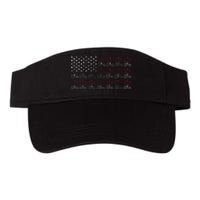 Tractor American Flag Farmer Valucap Bio-Washed Visor