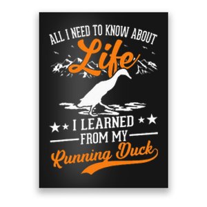 Track and Field Mom Nutritional Facts Marathon Runners Mama Poster