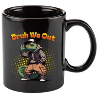 Teacher Appreciation Funny Cameleon Lizard Grad Bruh We Out Gift 11oz C Handle Ceramic Mug