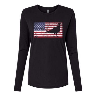 Turkey American Flag Usa Dad 4th Of July Thanksgiving Gift Womens Cotton Relaxed Long Sleeve T-Shirt