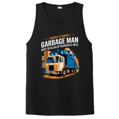 Trump AmericaS Favorite Garbage Man Trump In Trash Truck PosiCharge Competitor Tank