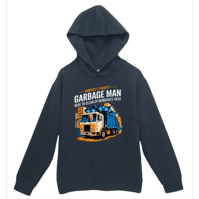 Trump AmericaS Favorite Garbage Man Trump In Trash Truck Urban Pullover Hoodie