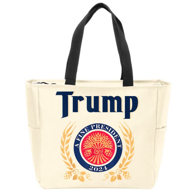 Trump A Fine President 2024 Zip Tote Bag