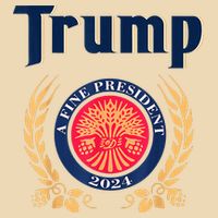 Trump A Fine President 2024 Zip Tote Bag