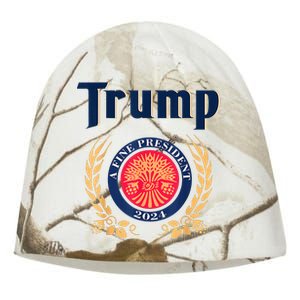 Trump A Fine President 2024 Kati - Camo Knit Beanie