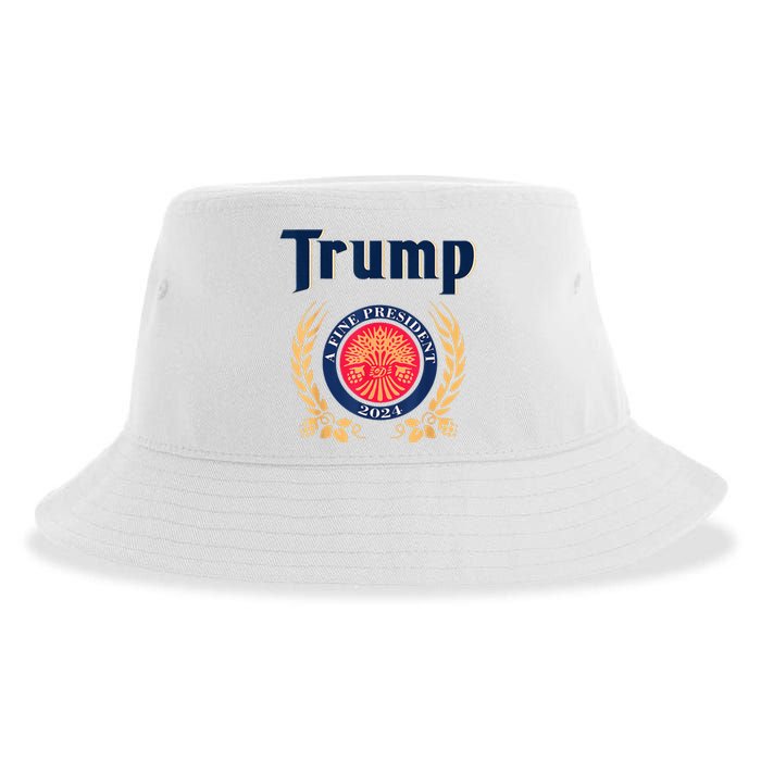 Trump A Fine President 2024 Sustainable Bucket Hat