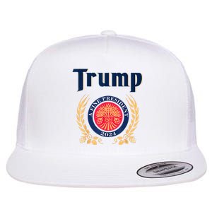 Trump A Fine President 2024 Flat Bill Trucker Hat