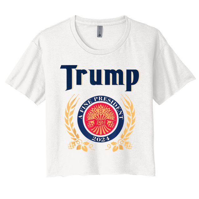 Trump A Fine President 2024 Crop Top