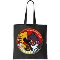 Taiwan Air Force Badge Red Tote Bag