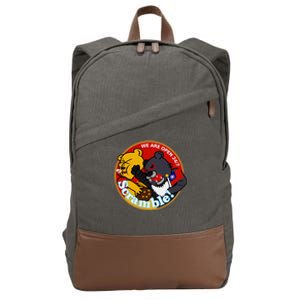 Taiwan Air Force Badge Red Cotton Canvas Backpack