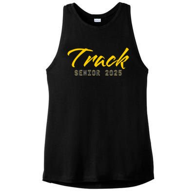 Track And Field Track Senior 2025 Gift Ladies PosiCharge Tri-Blend Wicking Tank