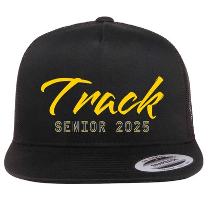 Track And Field Track Senior 2025 Gift Flatbill Hat