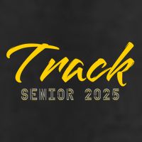 Track And Field Track Senior 2025 Gift Golf Towel